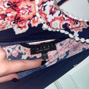 Navy and pink dress size Large